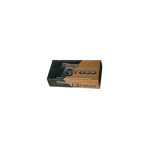 CCI Blazer Brass 9mm 124-Grain Full Metal Jacket Round Nose Centerfire Handgun Ammunition
