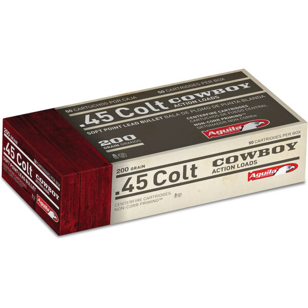 Aguila Ammunition .45 Colt 200-Grain Centerfire Pistol Ammunition