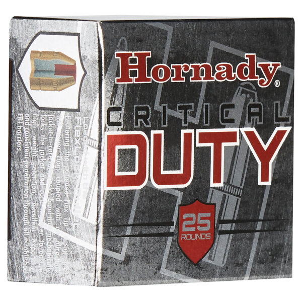 Hornady Critical Duty 9mm +P Luger 124-Grain FlexLock Ammunition