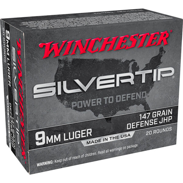 Winchester Silvertip 9mm Luger 147-Grain Ammunition