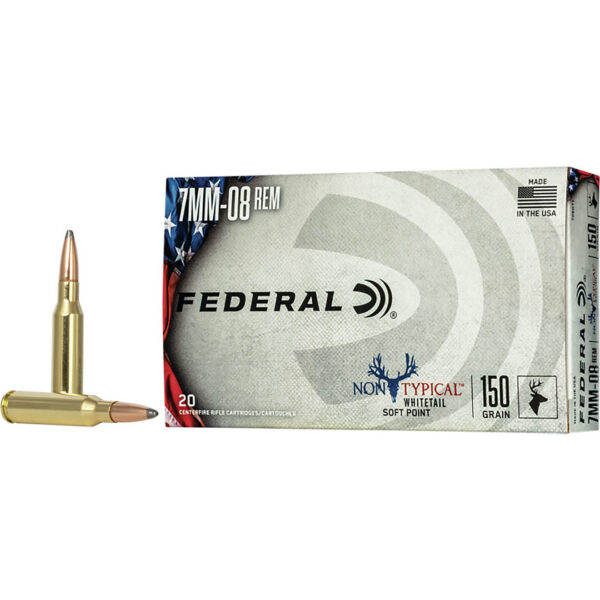 Federal Non-Typical 7mm-08 Remington 150-Grain Centerfire Rifle Ammunition