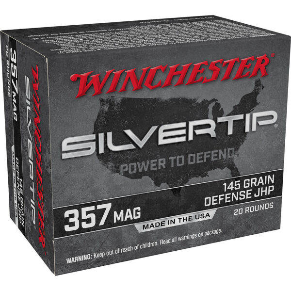 Winchester Silvertip .357 Magnum 145-Grain Ammunition