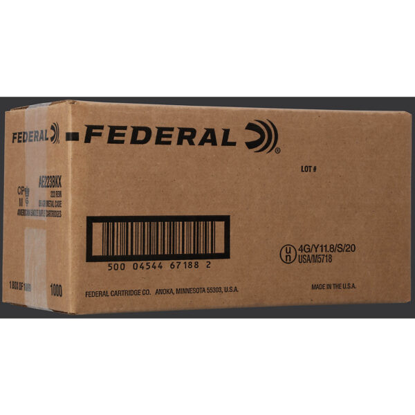Federal FMJ .223 Remington 55-Grain Centerfire Ammunition
