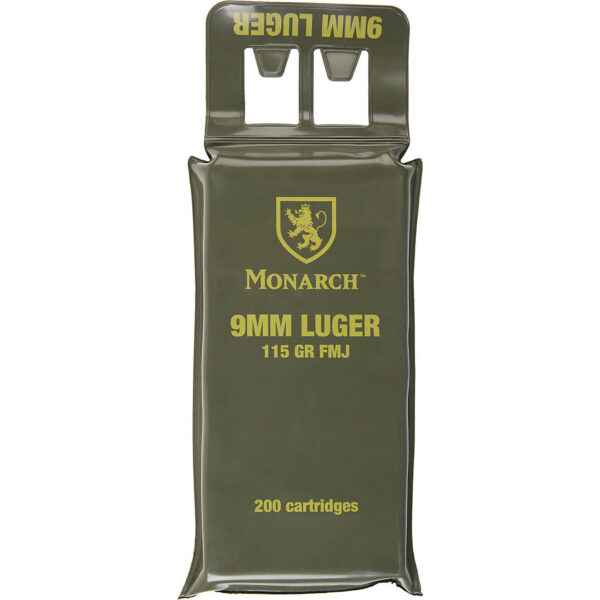 Monarch Battle Pack 9mm Luger 115-Grain Centerfire Pistol Ammunition