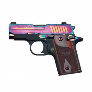 Sig Sauer P238 Rainbow Titanium Massachusetts Compliant