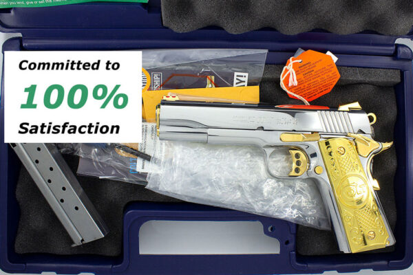 COLT 1911 38 Super Competition, High Polish Stainless Steel with 24K Gold Plated Accents (((ONLY ONE EXCLUSIVE))) - Image 4